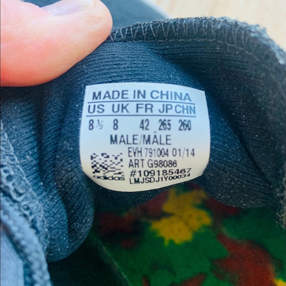 Men’s Addidas Seeley Hemp Sneakers - Picture 7 of 7